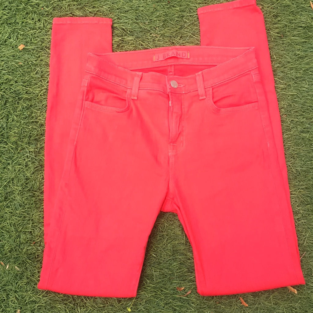 J Brand Red Jeans